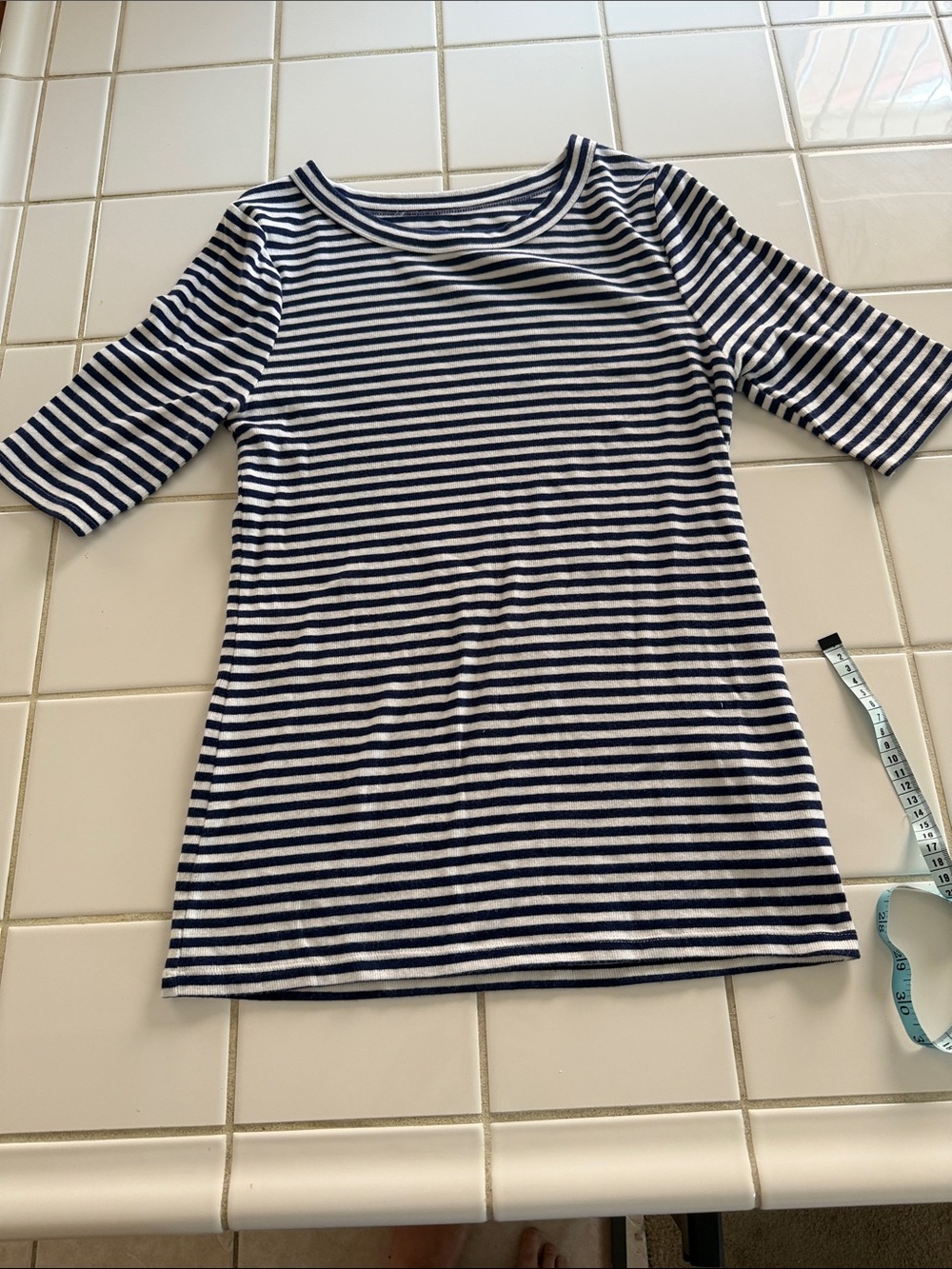KERSH Boatneck Top blue /white stripe XL 🐈‍⬛